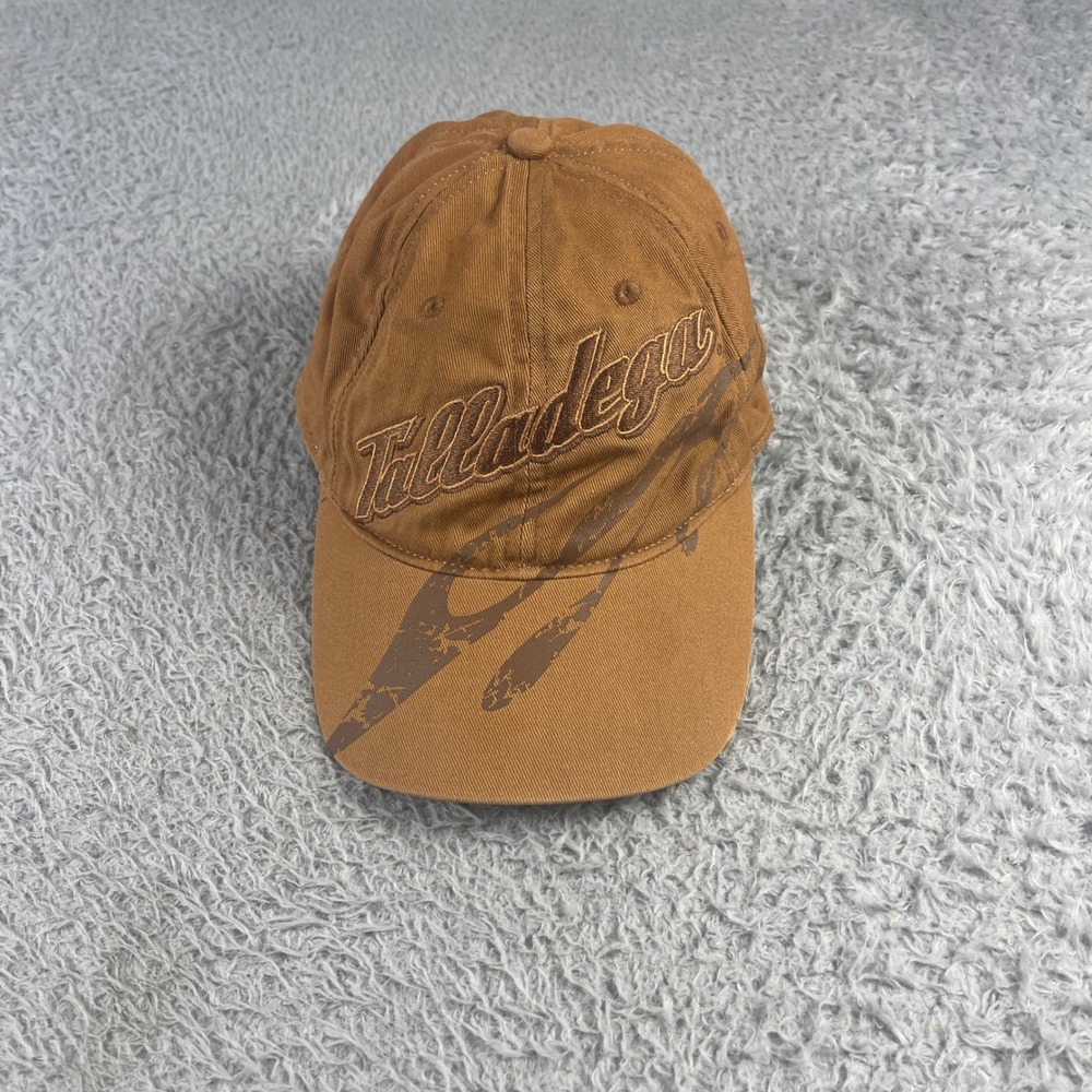 Talladega Superspeedway Hat Brown Embroidered NASCAR Racing Cap ISC Motorsports